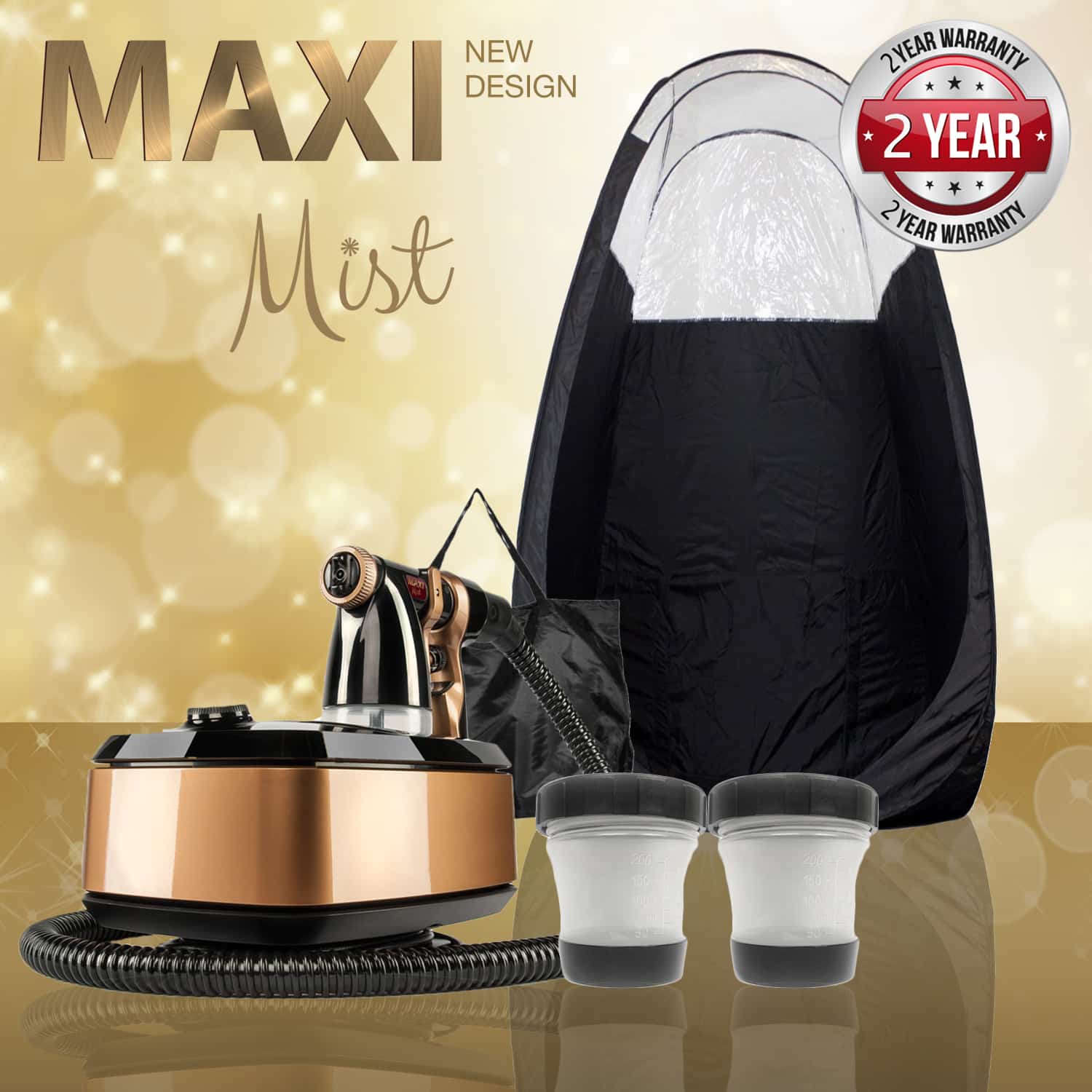 MaxiMist® Allure Xena Complete Spray Tanning Kit (1 Xena Sprayheads)